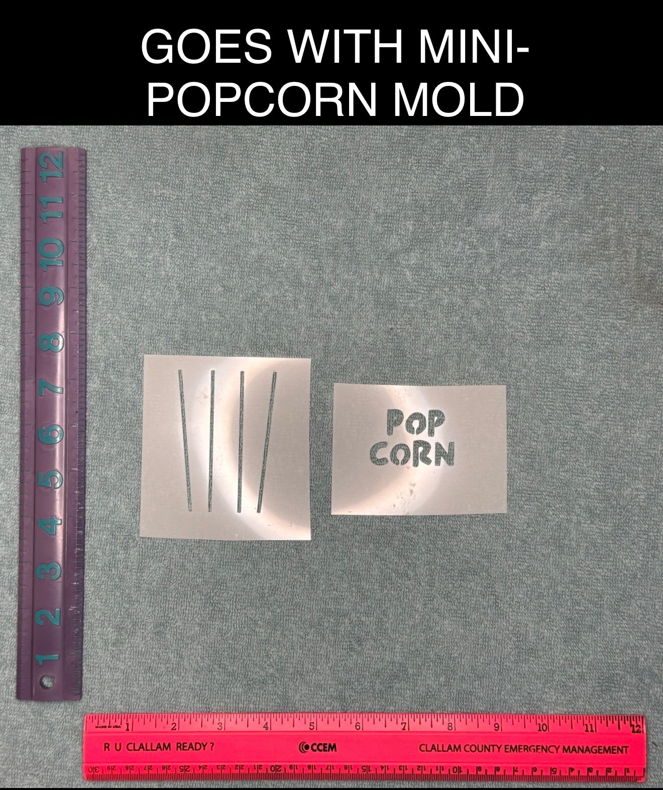 Popcorn with Stencils .75"