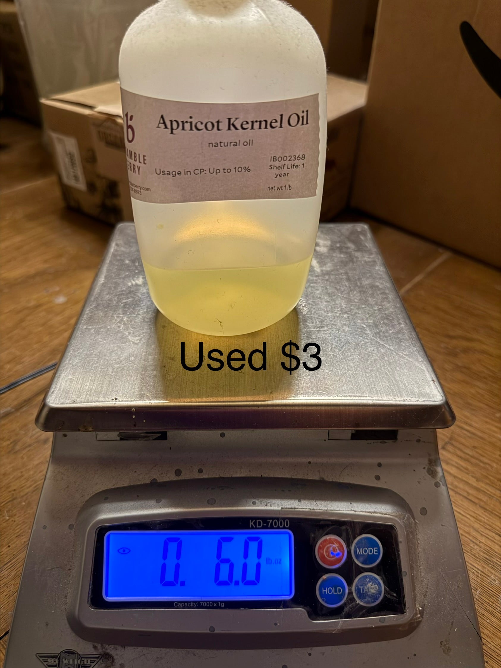 Apricot kernel oil