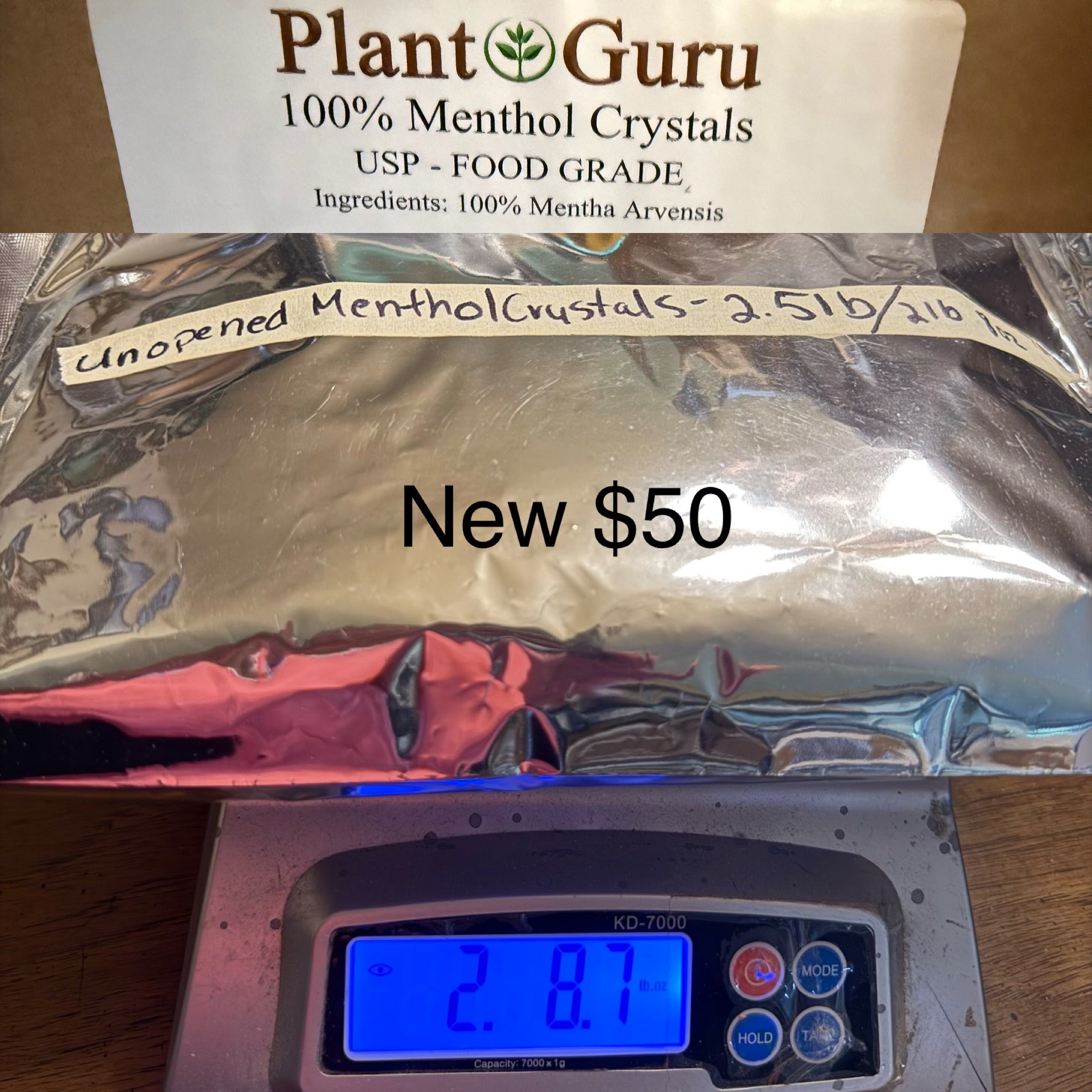 Menthol Crystals- New