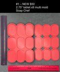 2.75" tablet x9 multi mold