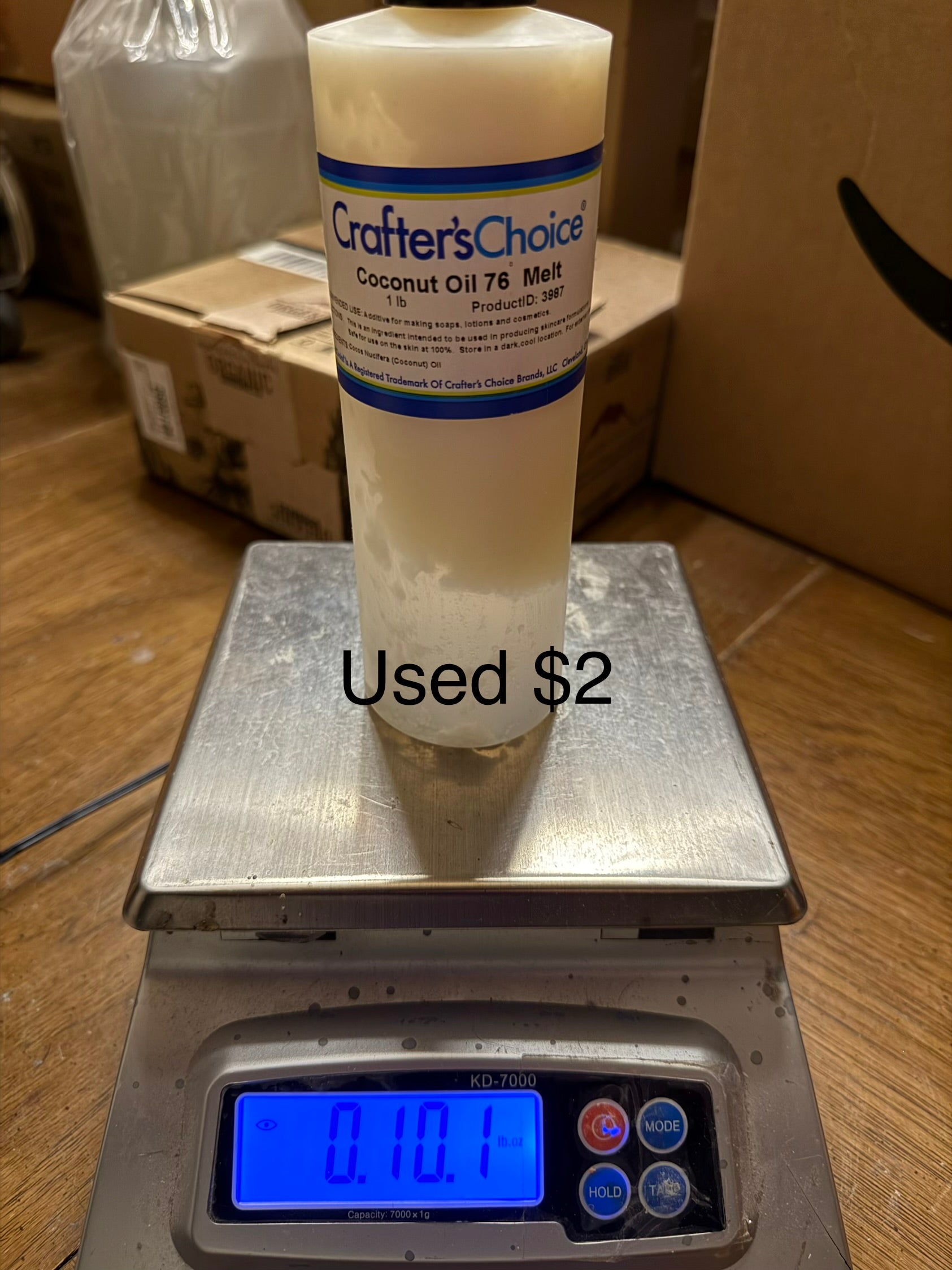 76° coconut oil melt