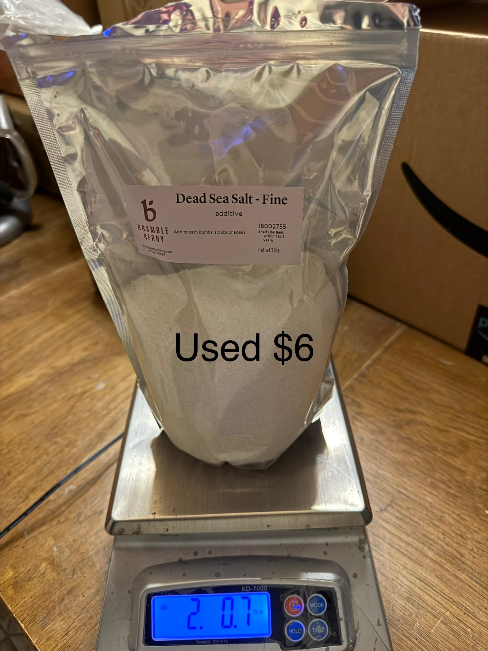 Dead Sea salt fine