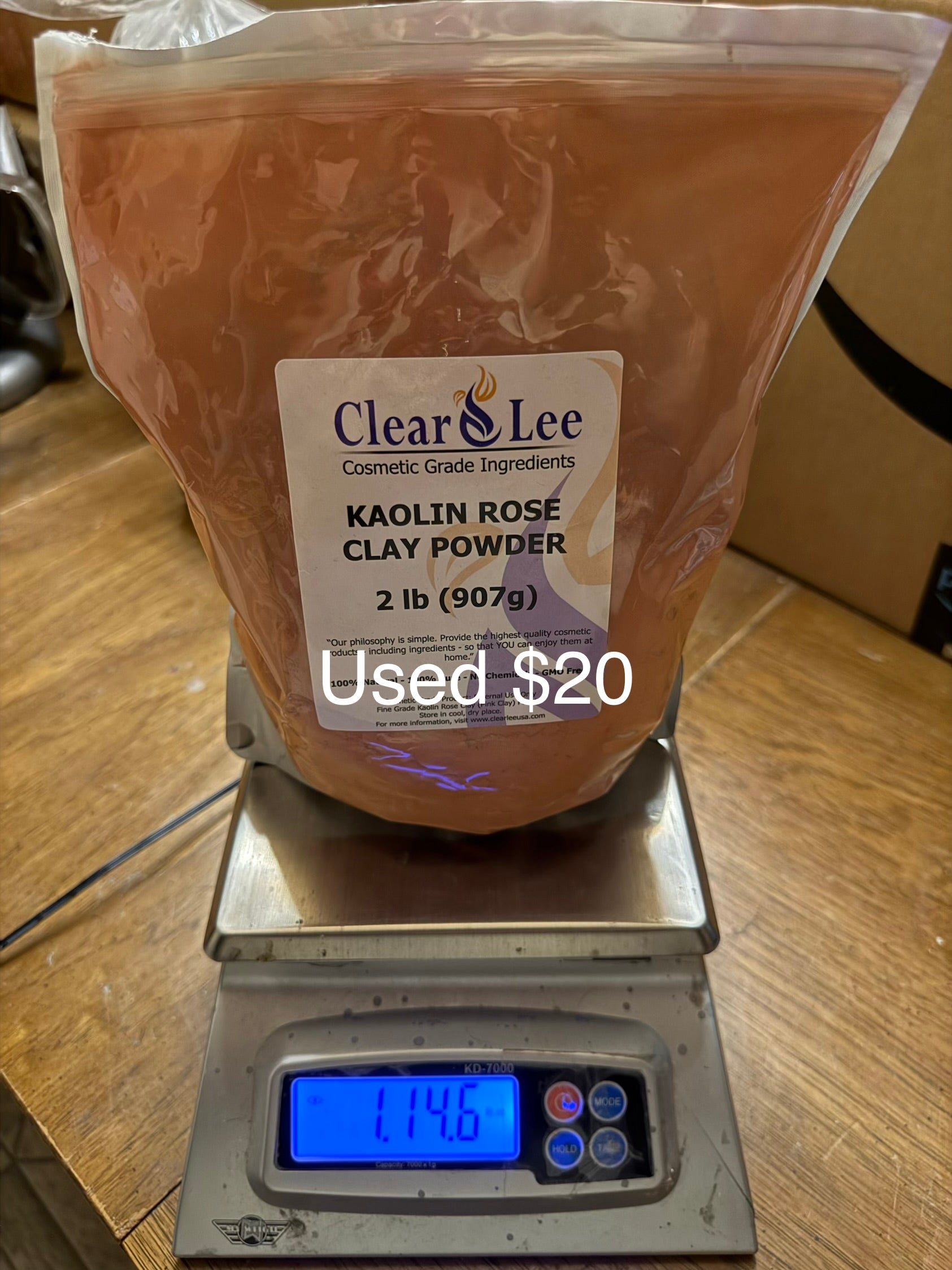 Kaolin rose clay