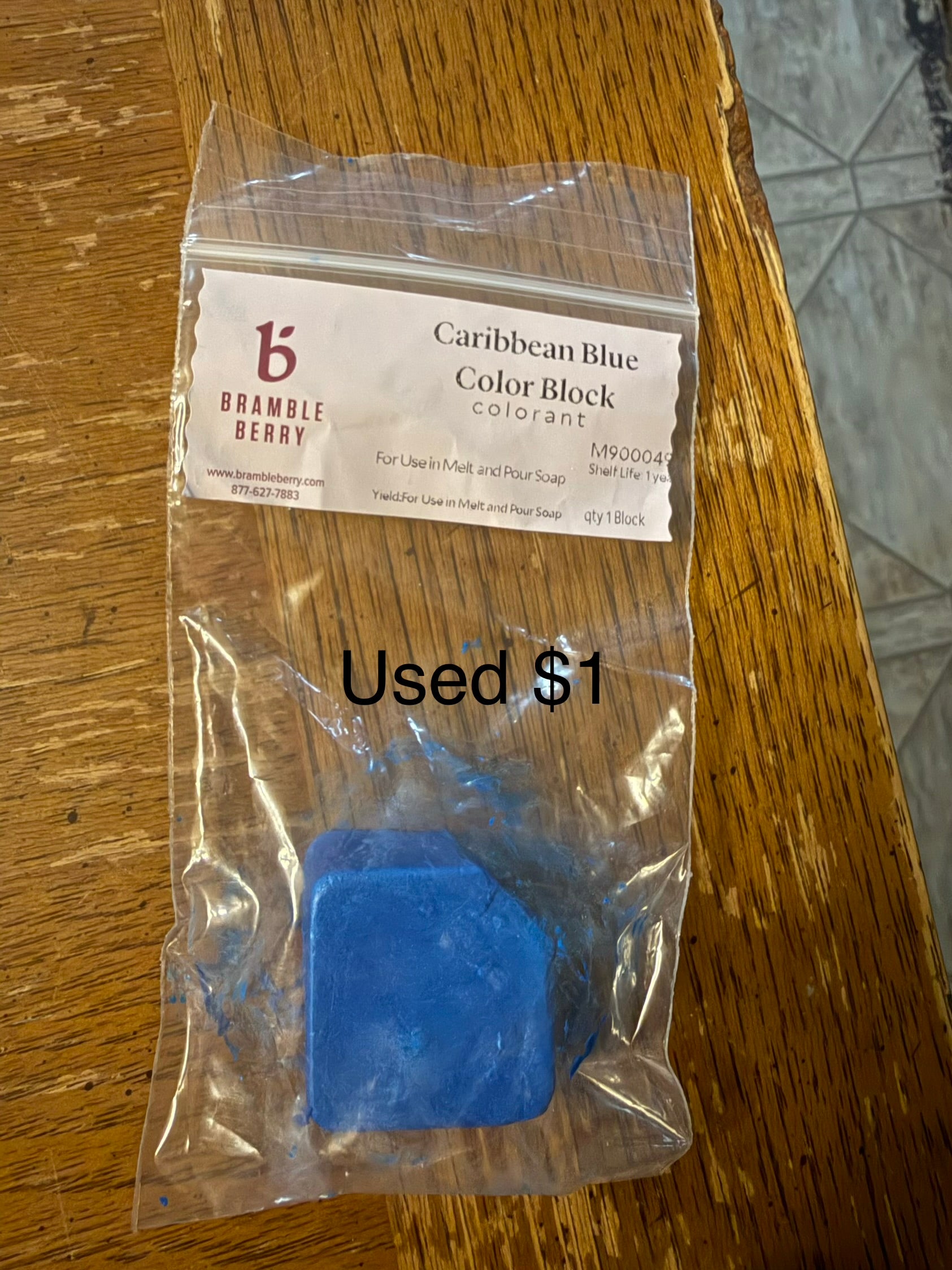 Caribbean Blue Color Block