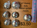 Heavy Duty Metal Sphere Molds