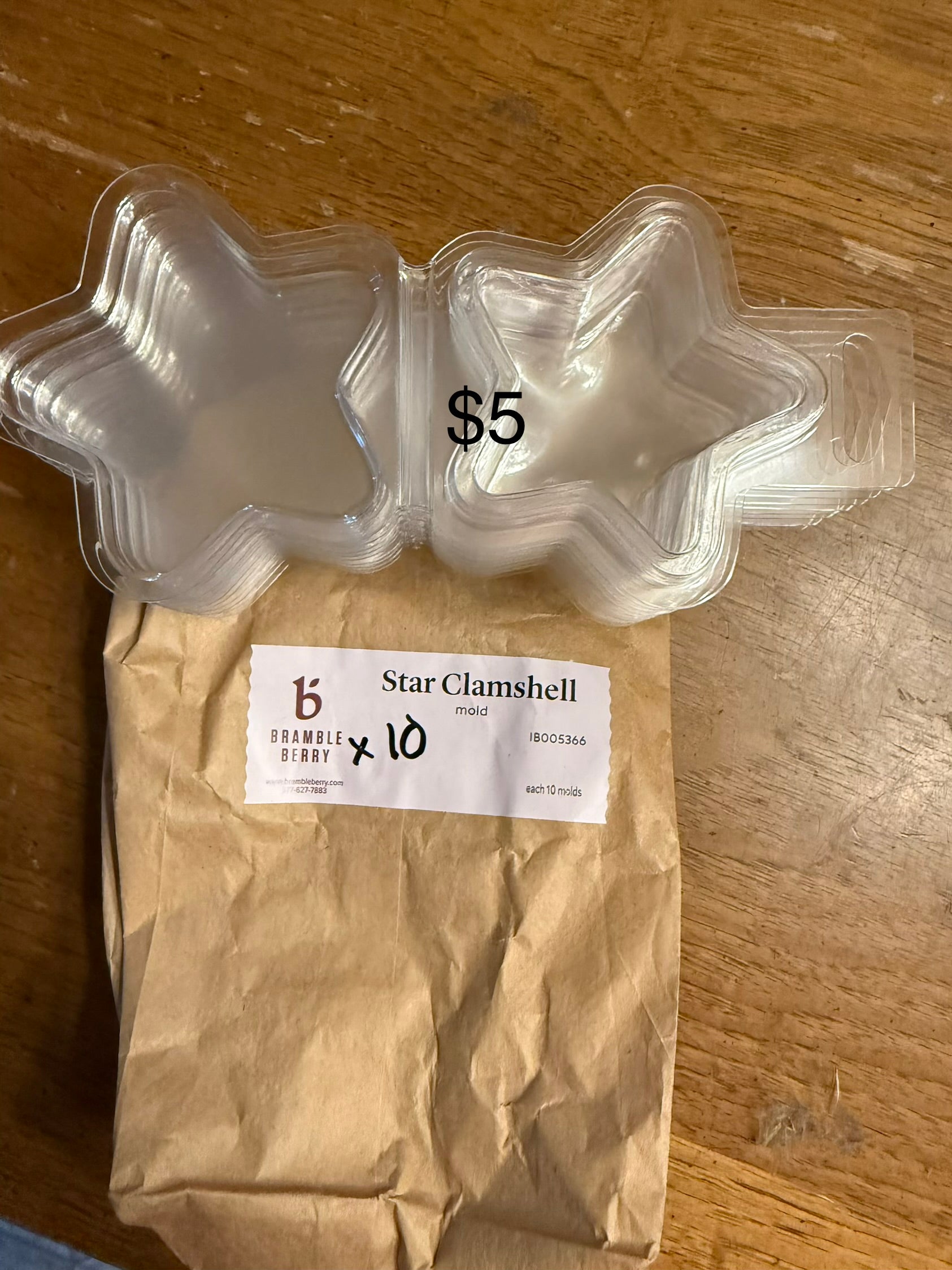 Brambleberry clamshell star x10