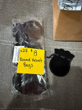 Bag- velvet round 3.54"x2.75"