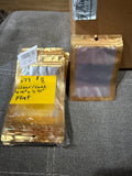 Bag- clear/gold 4.14"x5.91" flat