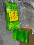 Bag- clear/green 3.9"x5.9" stand up