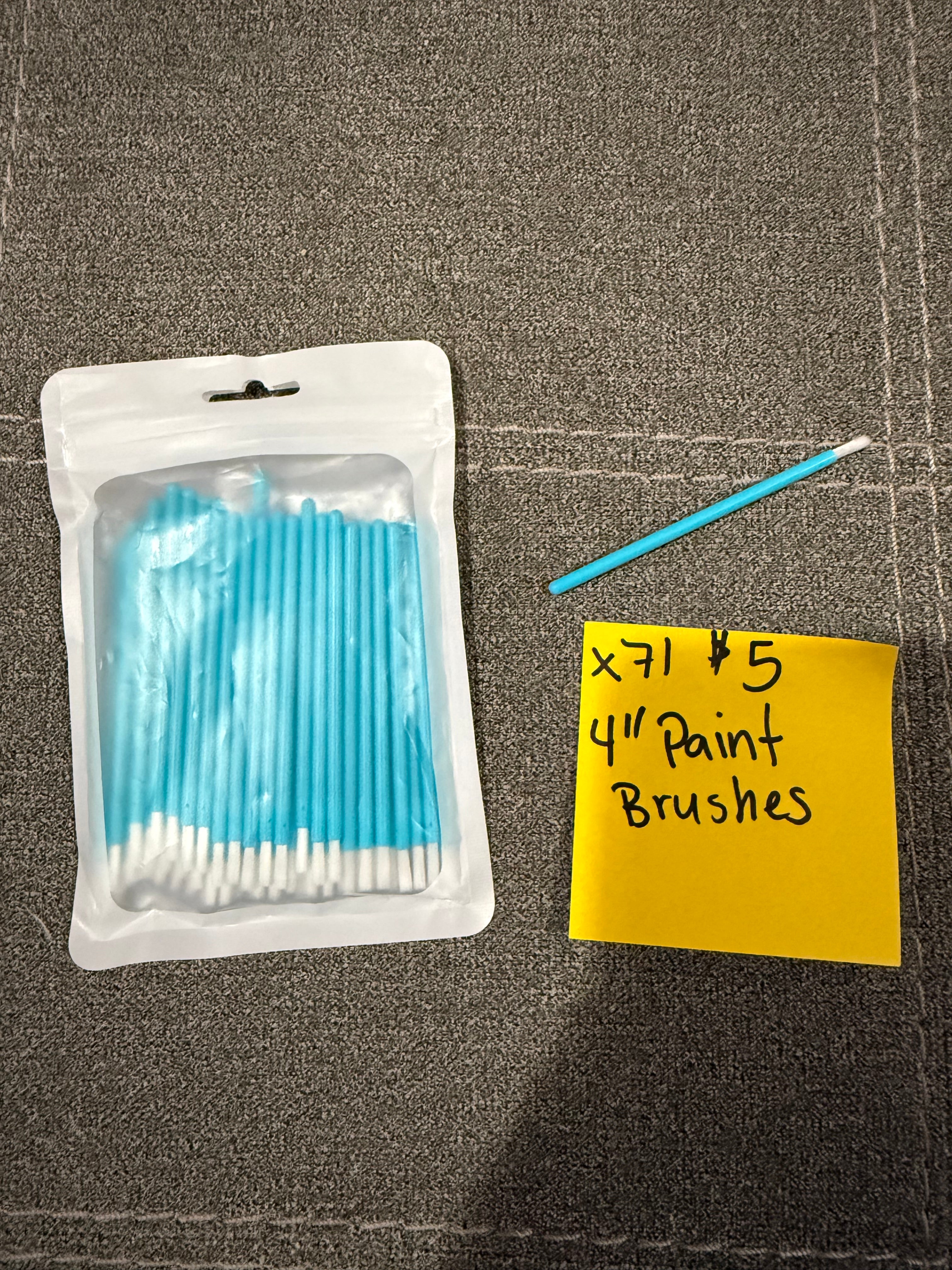 Small paint brushes